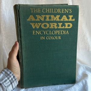 Rare 1960’s UK Animal World Encyclopedia in Colour